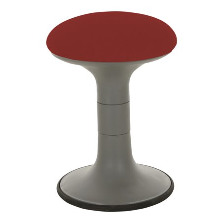 STIER Polsterhocker rot mit Schwingeffekt