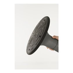 STIER Polsterhocker rot mit Schwingeffekt