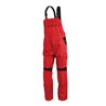 Kübler Inno Plus-Dress Latzhose 3757 mittelrot/schwarz