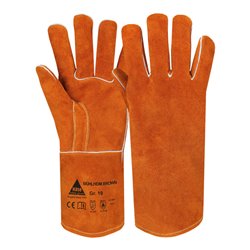 Hase Schweißerhandschuhe Mühlheim Brown aus Rindspaltleder