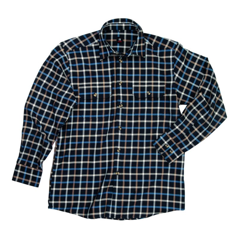 FHB Hemd Alois 90800 marine/königsblau