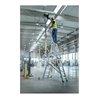 MUNK Stufen-Mehrzweckleiter 3-teilig mit nivello®-Traverse und clip-step R13