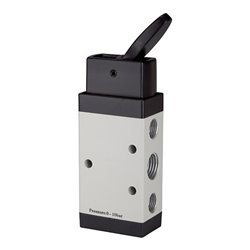 RIEGLER 5/2-Wegeventil manuell mit Kipphebel