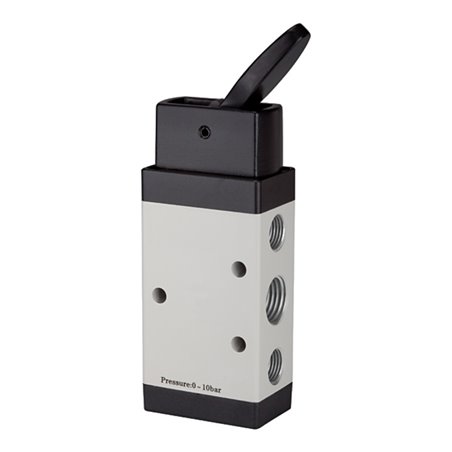 RIEGLER 5/2-Wegeventil manuell mit Kipphebel