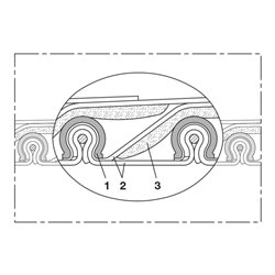Norres Hochtemperaturschlauch hitzebeständig (+700°C) Ø: 406mm L: 3m CP HiTex 486