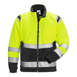 Fristads High Vis Fleecejacke Kl. 3 4041 FE Gelb (Herren)