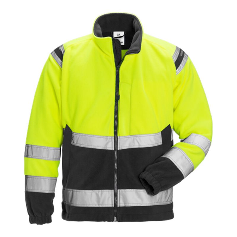 Fristads High Vis Fleecejacke Kl. 3 4041 FE Gelb (Herren)