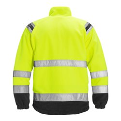 Fristads High Vis Fleecejacke Kl. 3 4041 FE Gelb (Herren)