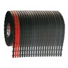 Kappes Bodenmatte ErgoPlus laufender Meter schwarz mit rotem Sicherheitsstreifen