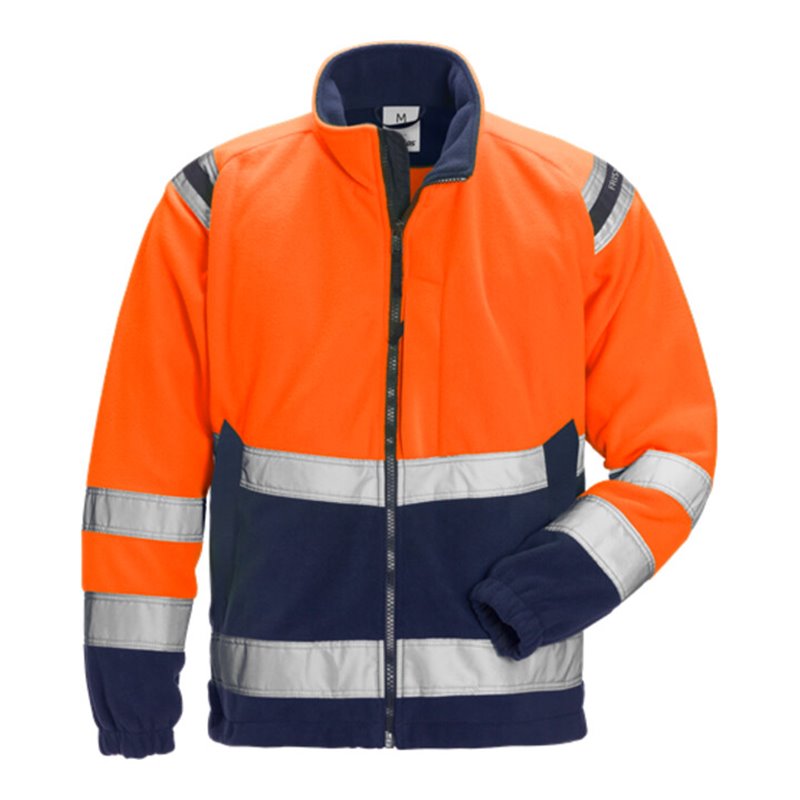 Fristads High Vis Fleecejacke Kl. 3 4041 FE Orange (Herren)