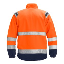Fristads High Vis Fleecejacke Kl. 3 4041 FE Orange (Herren)