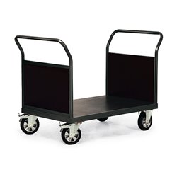 STIER Schwerlast-Plattformwagen Premium mit 2 Stirnwänden