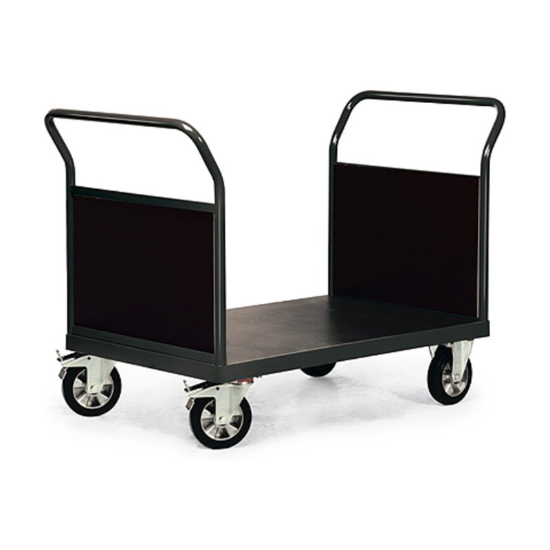 STIER Schwerlast-Plattformwagen Premium mit 2 Stirnwänden