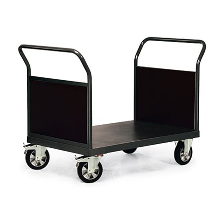 STIER Schwerlast-Plattformwagen Premium mit 2 Stirnwänden