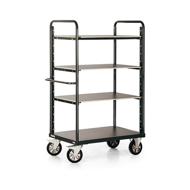 STIER Schwerlast-Etagenwagen Premium 4 Ladeflächen