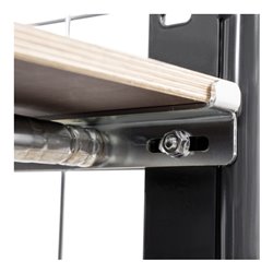 STIER Schwerlast Gitterwand-Etagenwagen Premium 4 Ladeflächen