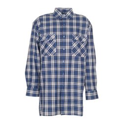 Planam Flanellhemd 2001 Hemden blau kariert