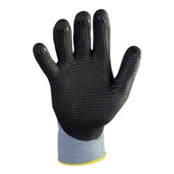 Handschuhe HitFlex N Nylonstrick mit Noppen schwarz