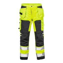 Fristads High Vis Handwerker Softshell-Hose Kl. 2 2083 WYH Gelb (Herren)