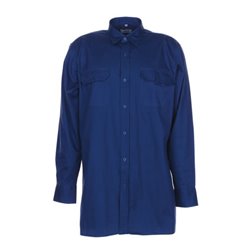 Planam Köperhemd 1/1 Arm Hemden dunkelblau