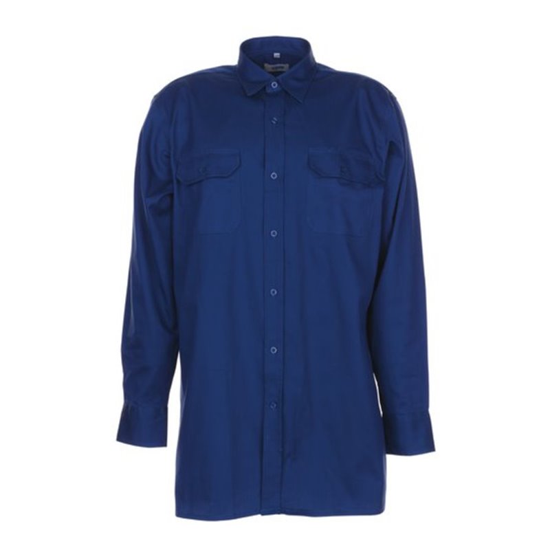 Planam Köperhemd 1/1 Arm Hemden dunkelblau