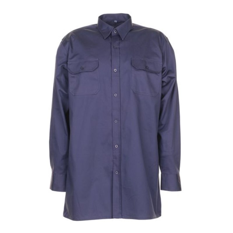 Planam Köperhemd 1/1 Arm Hemden grau