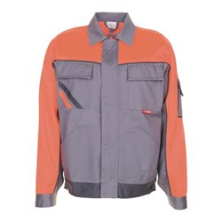 Planam V1 Bundjacke Visline zink/orange/schiefer