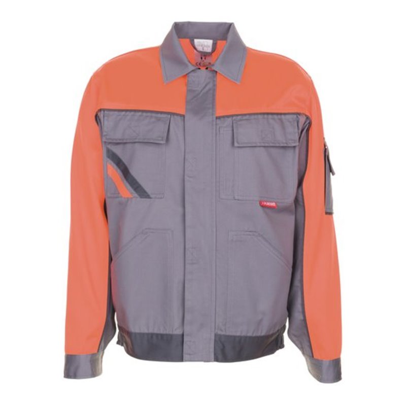 Planam V1 Bundjacke Visline zink/orange/schiefer