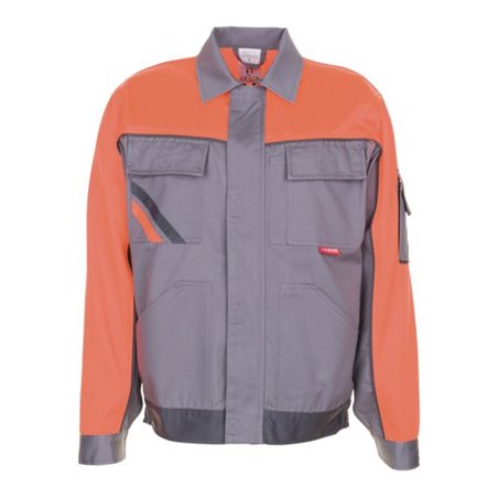 Planam V1 Bundjacke Visline zink/orange/schiefer