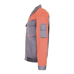 Planam V1 Bundjacke Visline zink/orange/schiefer
