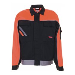 Planam V1 Bundjacke Visline schwarz/orange/zink
