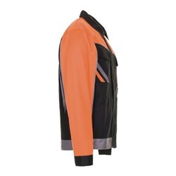 Planam V1 Bundjacke Visline schwarz/orange/zink