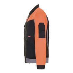Planam V1 Bundjacke Visline schwarz/orange/zink