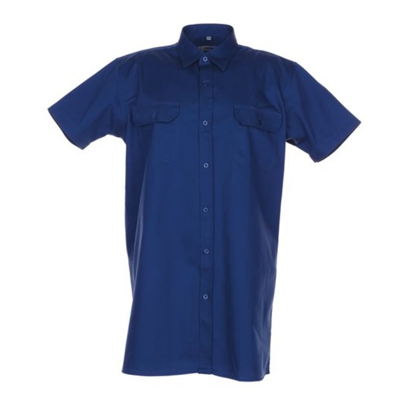 Planam Köperhemd 1/4 Arm Hemden dunkelblau