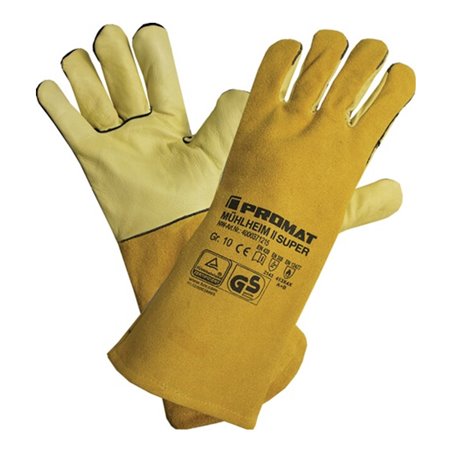 NOW Schweißerhandschuhe Mühlheim II Super Rindnarben/Spaltleder