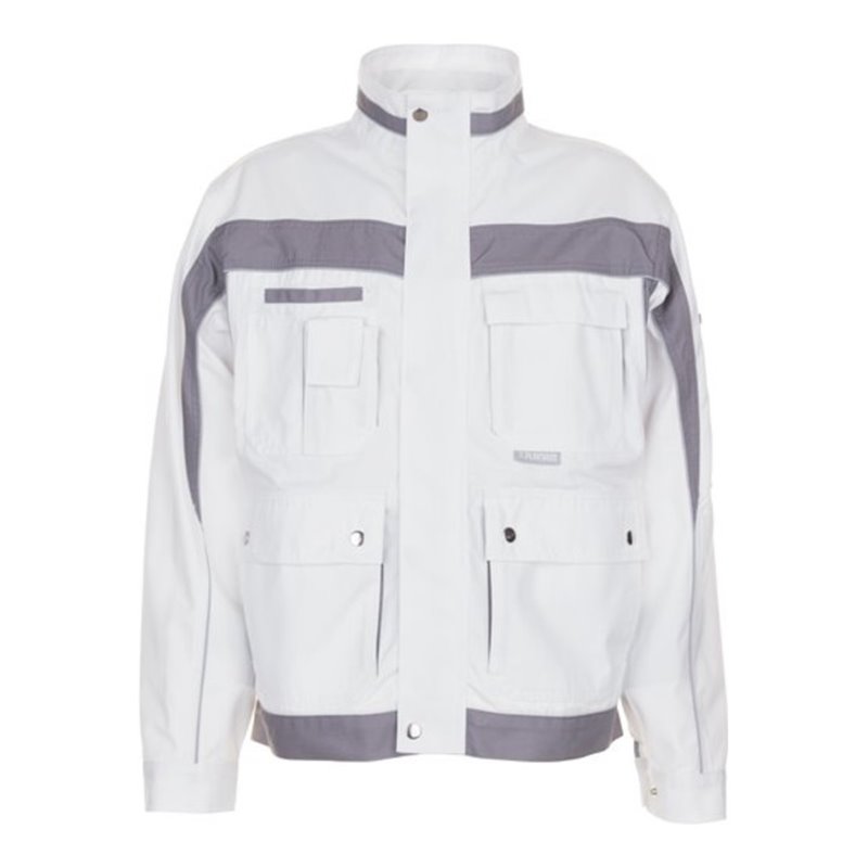 Planam Bundjacke Plaline weiß/zink