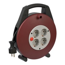 Brennenstuhl Vario Line schwarz/bordeaux 10m