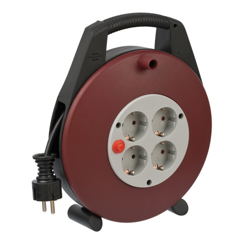 Brennenstuhl Vario Line schwarz/bordeaux 10m