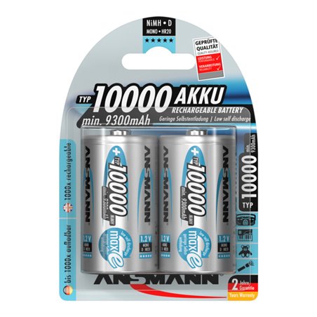 Akkuzelle Mono 10000mAh 1,2V NiMH ANSMANN Blister