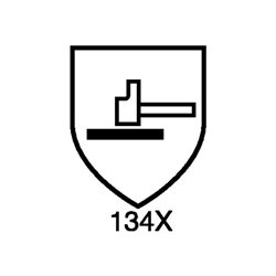 Schutzhandschuhe Kevlar gelb zweiseitig mit Noppen EN388 Kat. II