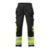 Fristads High Vis Handwerker Stretch-Hose Kl. 1 2706 PLU Gelb (Herren)