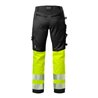 Fristads High Vis Handwerker Stretch-Hose Kl. 1 2706 PLU Gelb (Herren)
