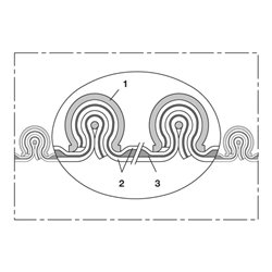 Norres Hochtemperaturschlauch hitzebeständig (+1100°C) Ø: 457mm L: 6m CP HiTex 483
