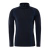 Fristads Polartec Zipper-T-Shirt Langarm 7078 PT Schwarz (Herren)