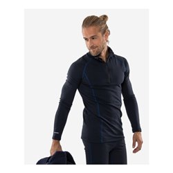 Fristads Polartec Zipper-T-Shirt Langarm 7078 PT Schwarz (Herren)