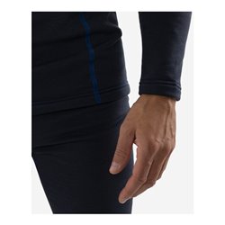 Fristads Polartec Zipper-T-Shirt Langarm 7078 PT Schwarz (Herren)