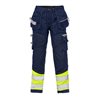 Fristads High Vis Handwerkerhose Kl. 1 2127 CYD Dunkelblau (Herren)