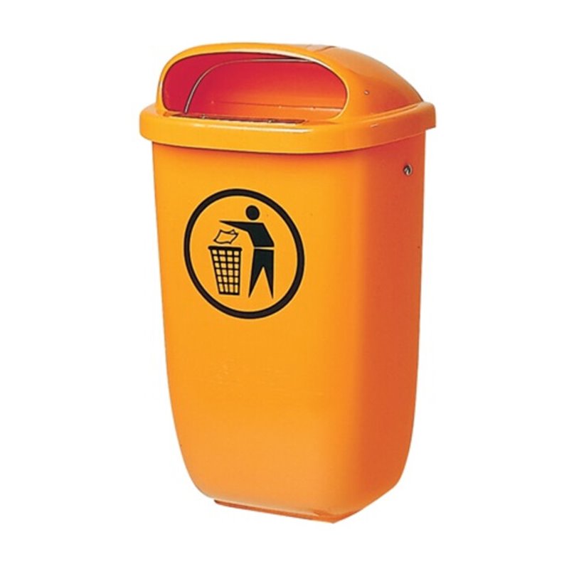 Sulo Abfallbehälter mit Regenhaube, Kunststoff, 50l