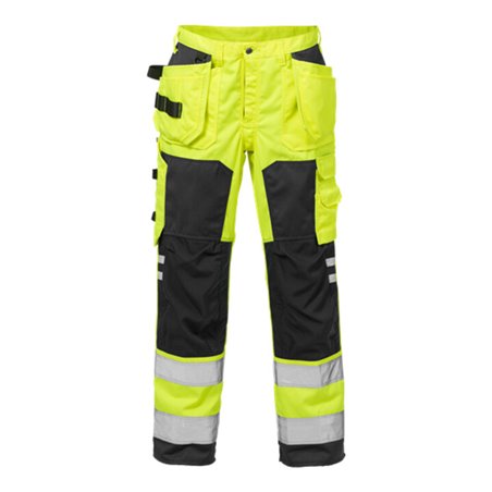 Fristads High Vis Handwerkerhose Kl. 2 2025 PLU Gelb (Herren)
