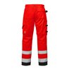 Fristads High Vis Handwerkerhose Kl. 2 2025 PLU Rot (Herren)